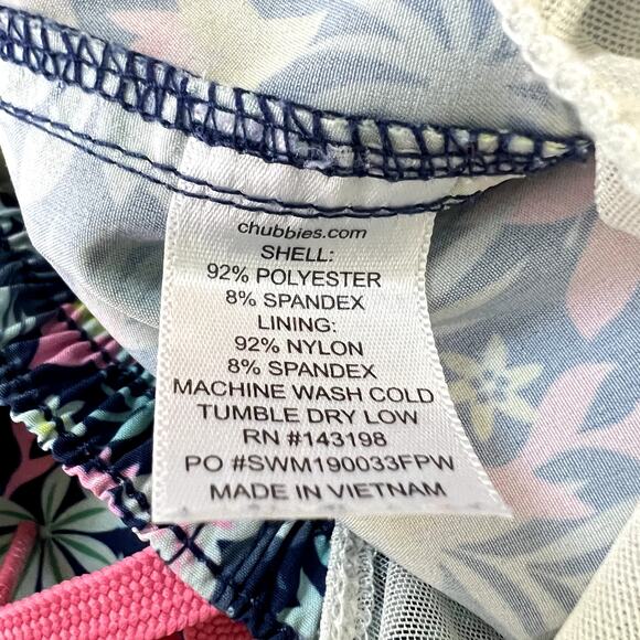 Mens Chubbies The Bloomerangs 5.5" Classic Swim Trunks Size XXL - Picture 11 of 11